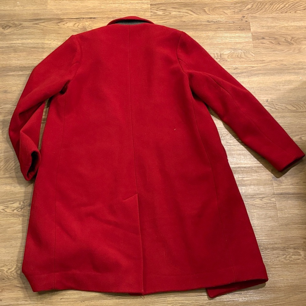Abercrombie & Fitch Wool Blend Tailored Top Coat -Large Tall - Picture 7 of 10